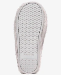 State of Day Women's Boxed Two-Tone Faux-Fur Slide Slippers, Macy's Exclusive