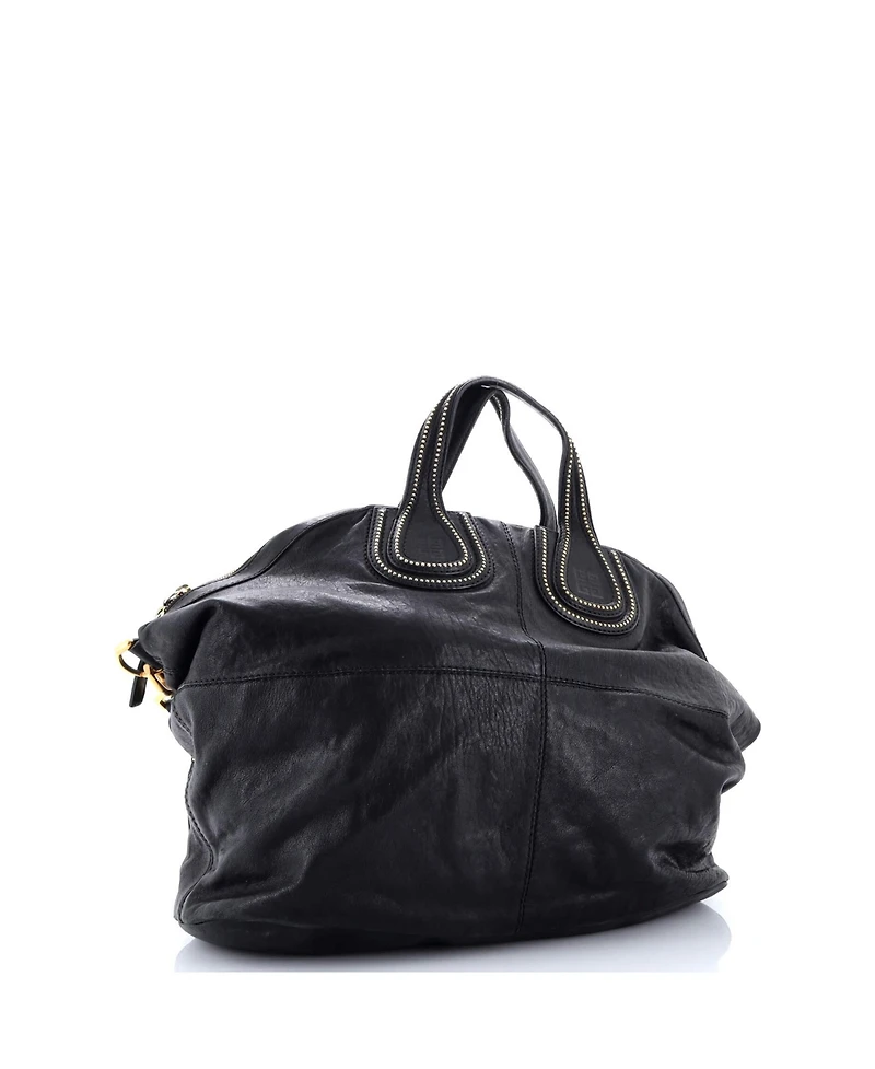 Pre-Owned Givenchy Nightingale Satchel Leather