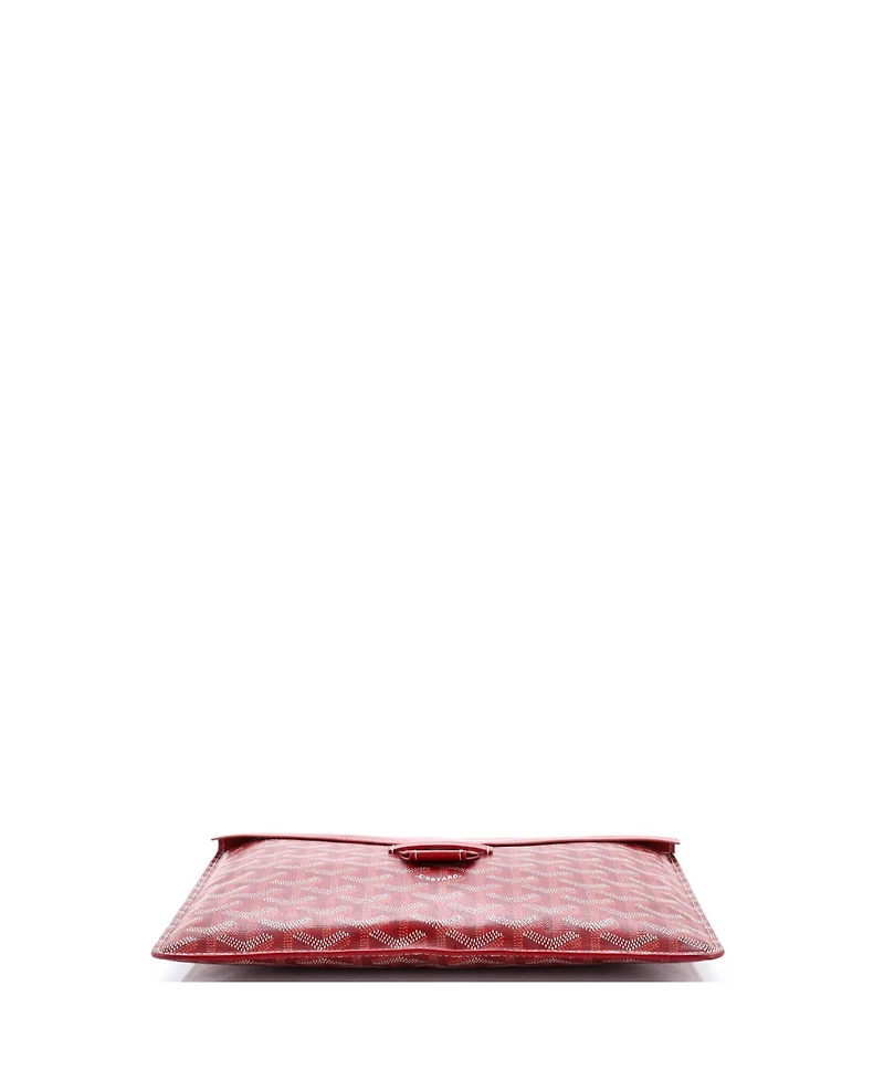 Pre-Owned Goyard Mm Camondo Horizontal Clutch Ii Coated Canvas