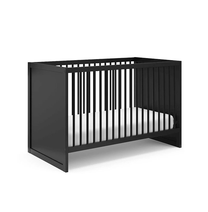 Storkcraft Calabasas 3-in-1 Convertible Crib (Black)