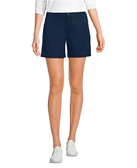 Lands' End School Uniform Women's Active Performance 7" Chino Shorts