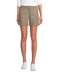 Lands' End School Uniform Women's Active Performance 7" Chino Shorts