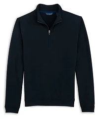 Scott Barber Men's Performance Zip Pullover, Navy