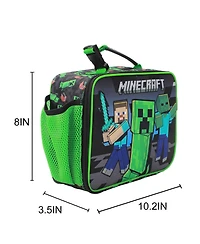Minecraft Creepers and Block Characters Insulated Lunch Kit
