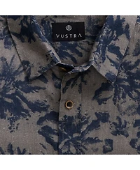 Vustra Men's Maui Oasis Printed Linen Shirt