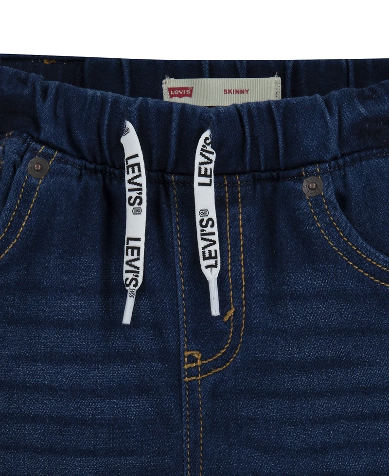 Levi's Little Boys Pull-On Skinny Fit Dobby Shorts
