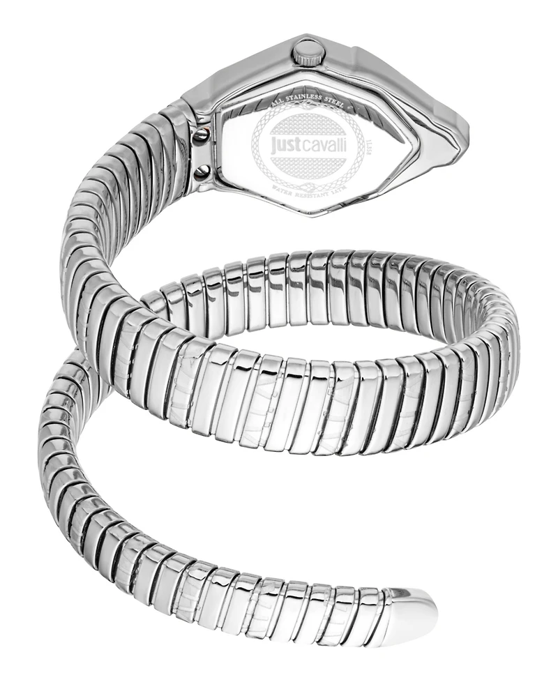 Just Cavalli Women's Silver Stainless Steel Bracelet Watch