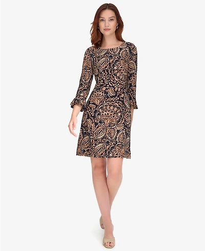 Tommy Hilfiger Women's Long-Sleeve Jersey Shift Dress