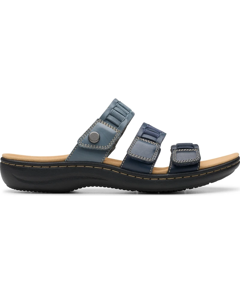 Clarks Collection Women's Laurieann Hope Slip-On Flat Sandals
