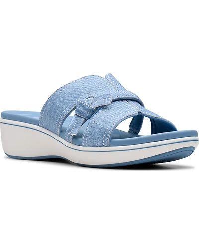 Clarks Cloudsteppers Women's Breeze Rae Mia Slip-On Flat Sandals
