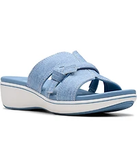 Clarks Cloudsteppers Women's Breeze Rae Mia Slip-On Flat Sandals