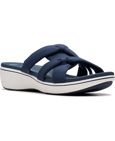 Clarks Cloudsteppers Breeze Rae Cam Slip-On Flat Sandals