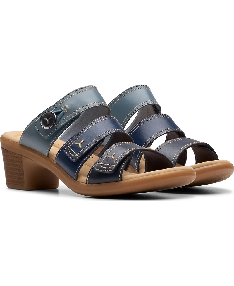Clarks Collection Women's Emily2 Adella Block Heel Sandals