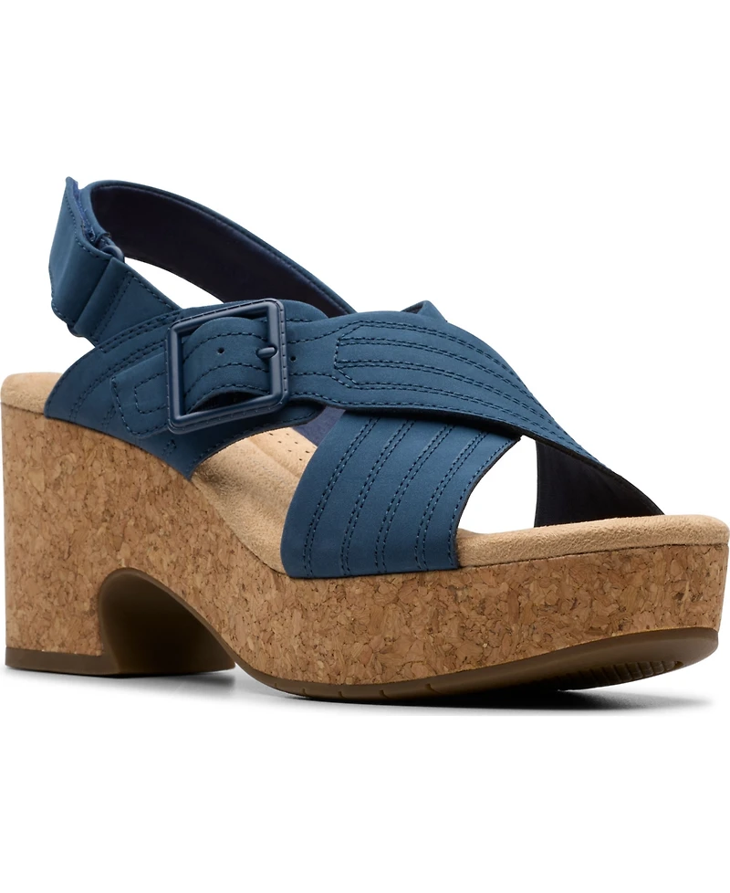 Clarks Collection Women's Nerisa West Wedge Sandals