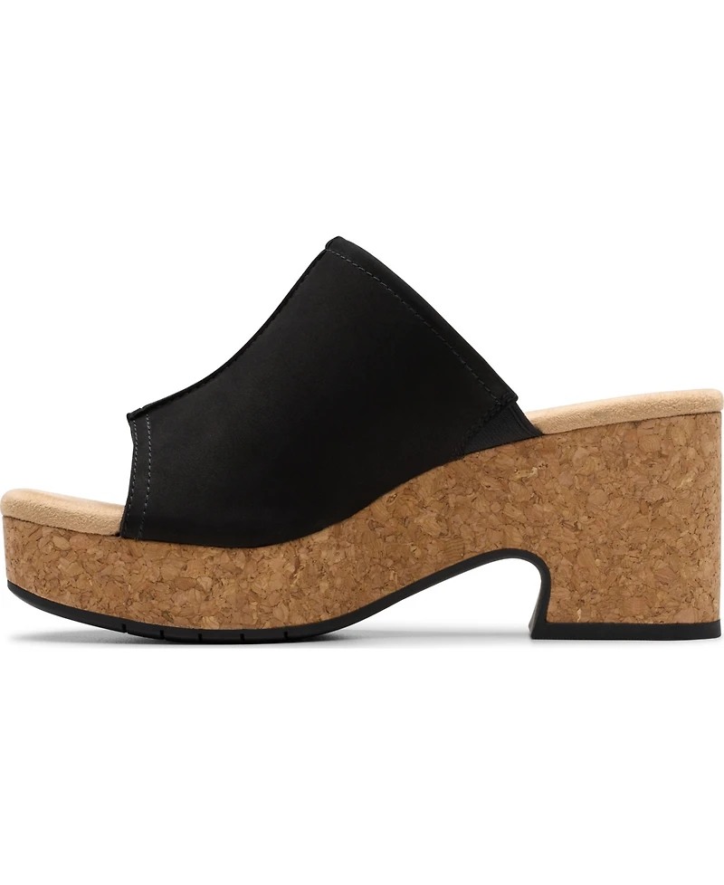 Clarks Collection Women's Nerisa Vine Wedge Sandals