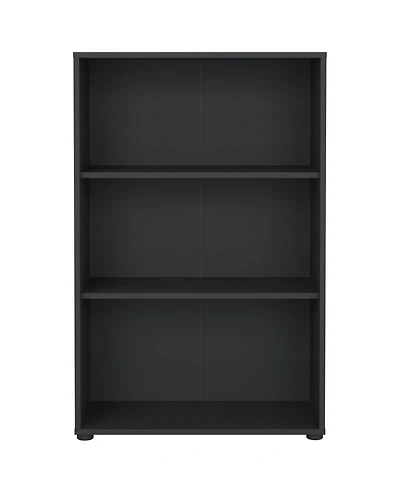 Tvilum 48.66" Wood 3 Shelf Adjustable Bookcase