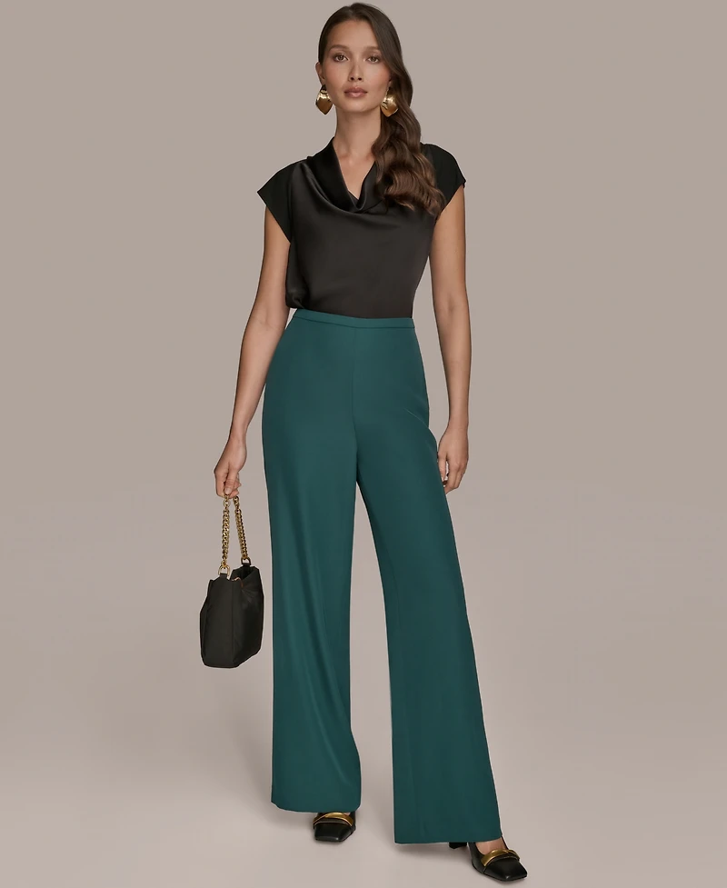 Donna Karan New York Women's Wide-Leg Pull-On Pants