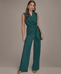 Donna Karan New York Women's Tie-Waist Wrap Top