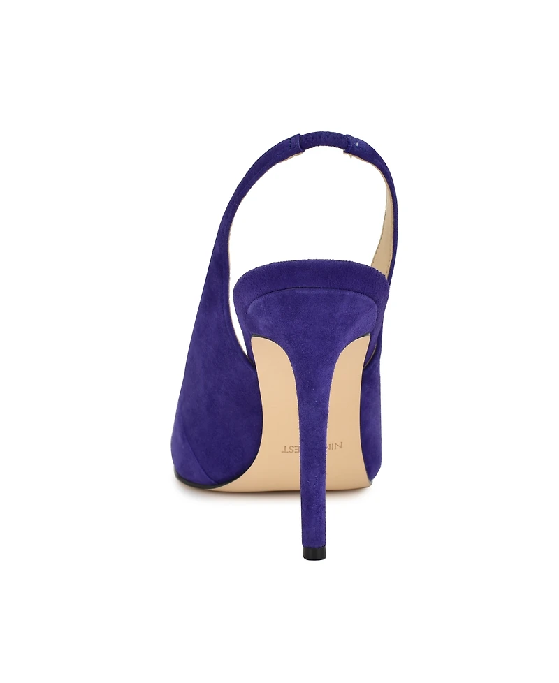Nine West Women's Feather Slingback Stiletto Pumps