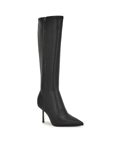 Nine West Women's Derand Tall Pointy Toe Stiletto Boots
