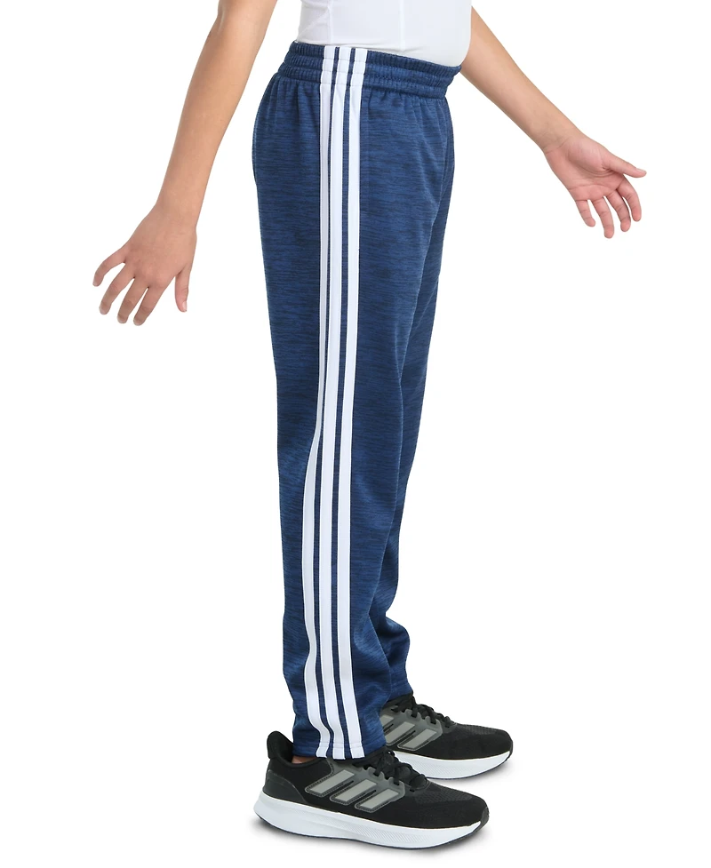 adidas Big Boys Elastic-Waistband Training Essential 3-Stripe Pants
