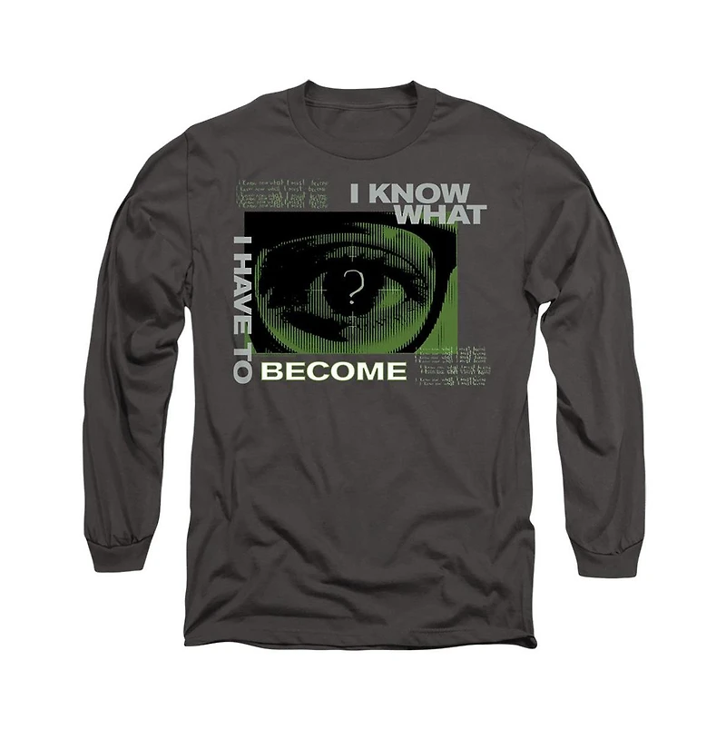Batman Men's The Become Riddler Long Sleeve Adult Tee / T-Shirt