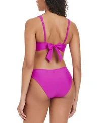 Bar Iii Womens Unraveled Lace Up Bikini Top Bottoms Exclusively At Macys