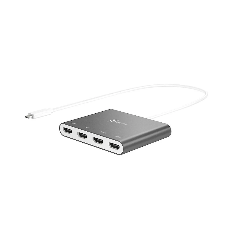 j5create JCA366 Usb Type-c To 4 Port Hdmi Multi-Monitor Adapter