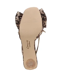 Circus Ny by Sam Edelman Women's Natalina Bow Kitten-Heel Dress Sandals