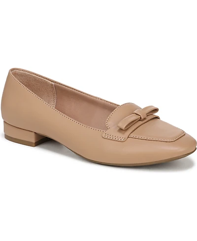 LifeStride Women's Claudine Square Toe Block Heel Ballerina Flats