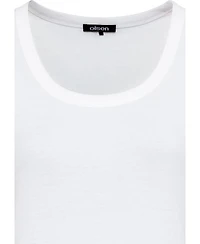 Olsen Women's Round Neck Sleeveless Shell