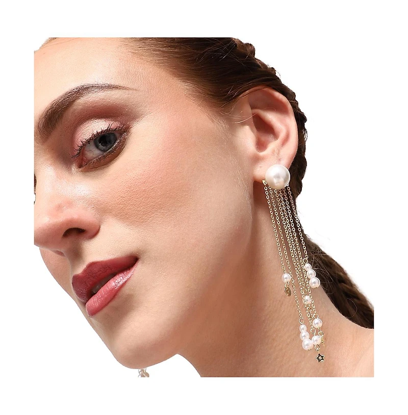Sohi Pellet-Party Drop Earrings