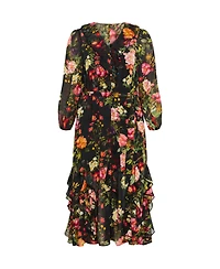 City Chic Plus Bridgette Print Maxi Dress