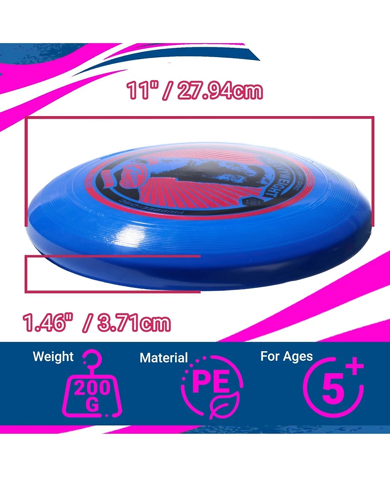 Wham-o Frisbee Heavyweight 200g, 11 Inch Long Distance and Durable Disc for Outdoor Activities