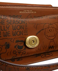 Coach x Peanuts Tabby 26 Shoulder Bag with Newspaper Print