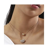 Sohi Bling Bean Multi-Layer Necklace