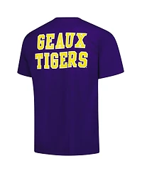Fanatics Unlabeled Men's Purple Lsu Tigers Logo T-Shirt