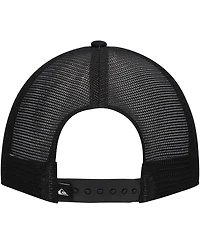 Quiksilver Men's White/Black Tripson Trucker Snapback Hat