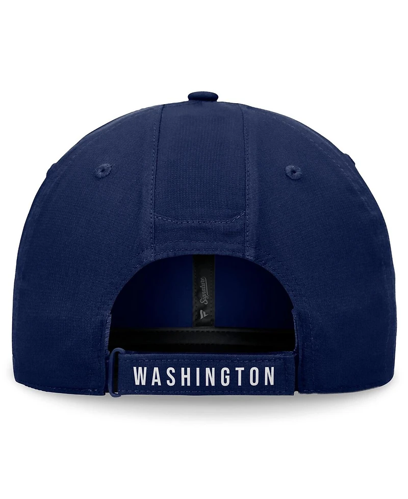 Fanatics Men's Navy Washington Capitals Front Office Ripstop Adjustable Hat