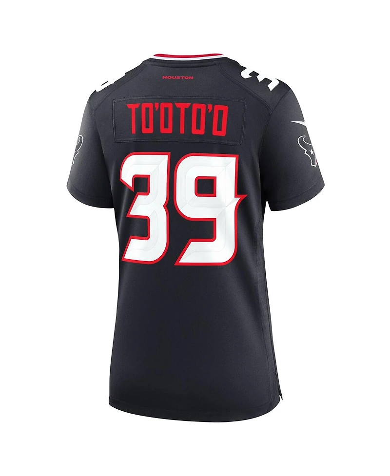 Nike Women's Henry To'oTo'o Navy Houston Texans Team Game Jersey