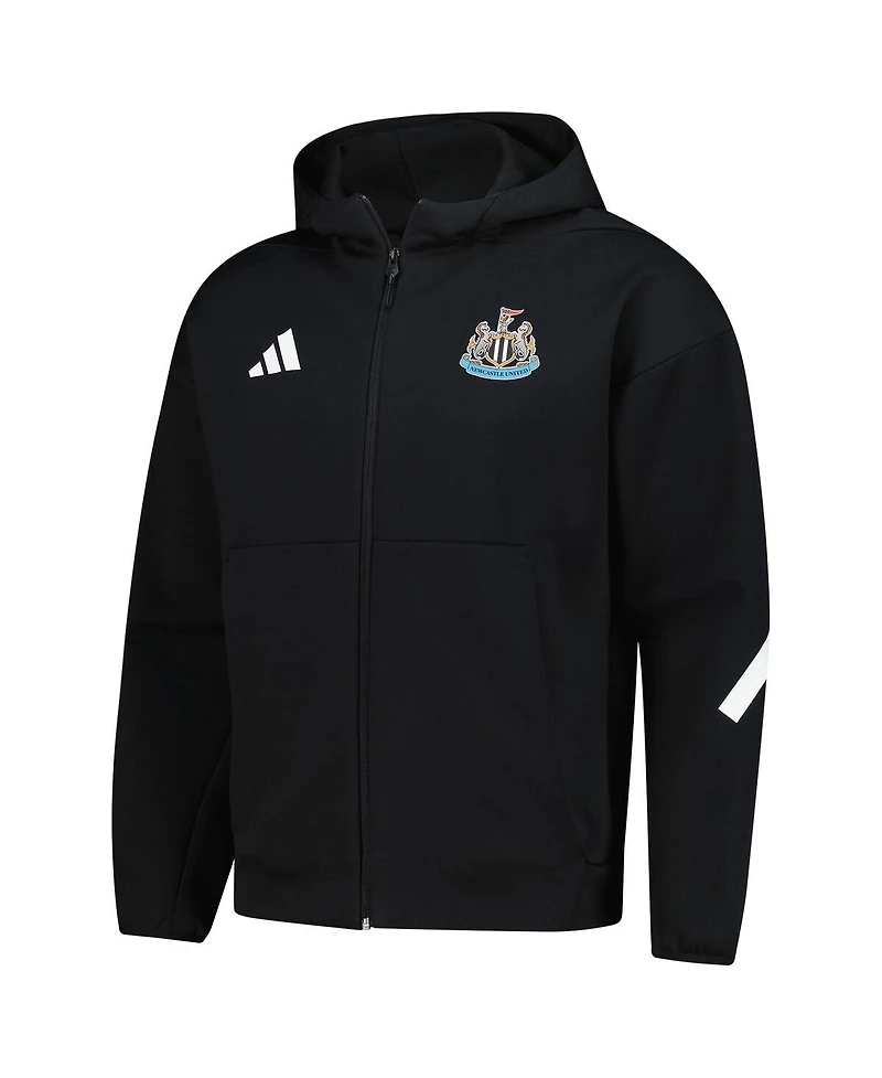 Adidas Men's Black Newcastle United 2025/26 Anthem Full-Zip Jacket