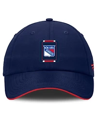 Fanatics Men's Navy/Red New York Rangers Authentic Pro Ripstop Adjustable Hat