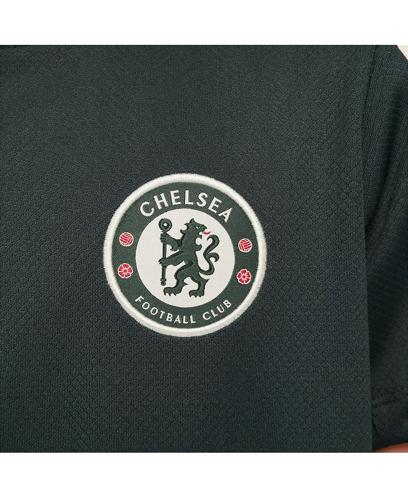 Nike Big Boys and Girls Green Chelsea 2025/26 Strike Raglan Top