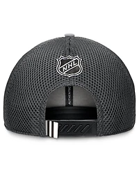 Fanatics Men's Gray Chicago Blackhawks Authentic Pro Home Ice Trucker Adjustable Hat