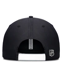 Fanatics Men's Black/Silver Los Angeles Kings Authentic Pro Ripstop Adjustable Hat
