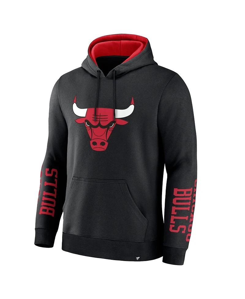 Fanatics Men's Black Chicago Bulls Legacy Guard Pullover Hoodie