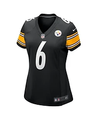 Nike Women's Patrick Queen Black Pittsburgh Steelers Game Player Jersey