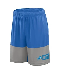 Logo Athletic Men's Blue Detroit Lions Best of the Shorts