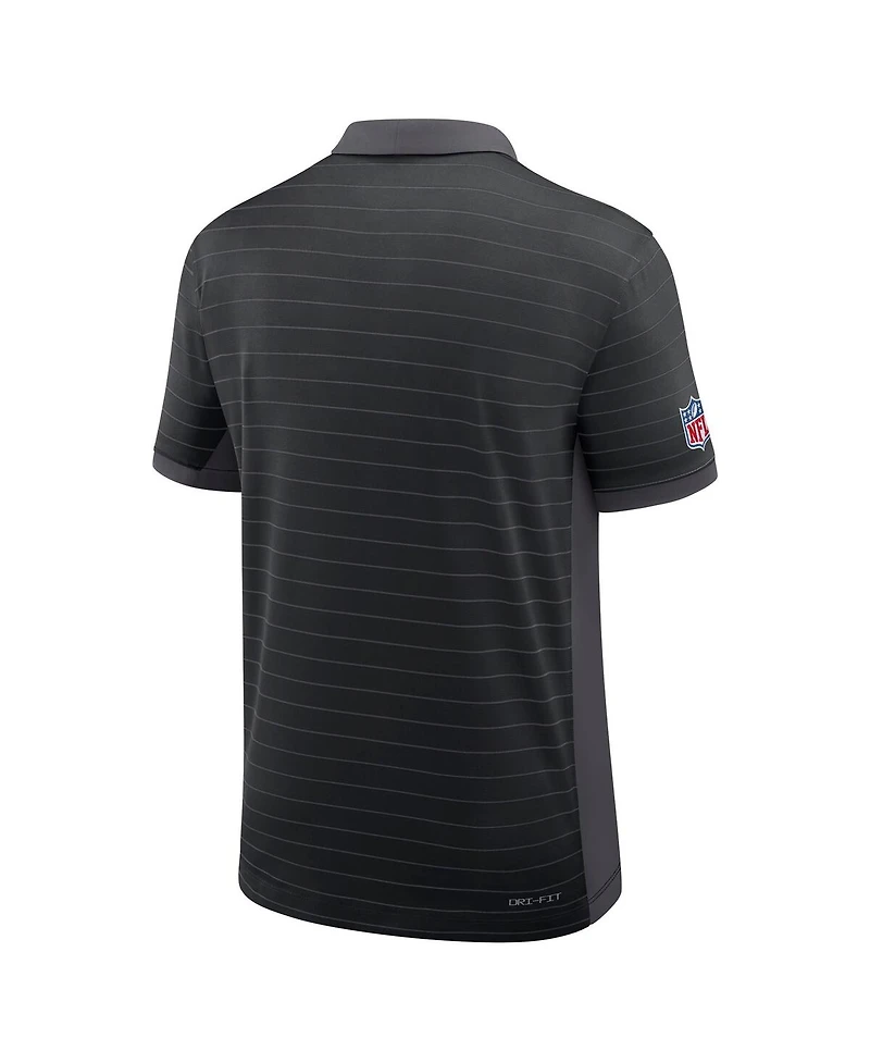 Nike Men's New York Jets Sideline Victory Stripe Performance Polo Shirt
