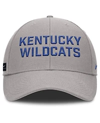 Nike Men's Gray Kentucky Wildcats Rise Practice Adjustable Hat